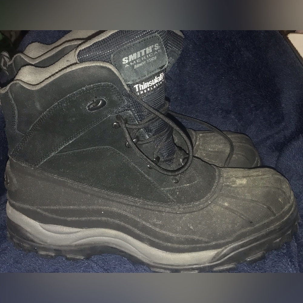 Smith’s River head 40287es boots black size 12